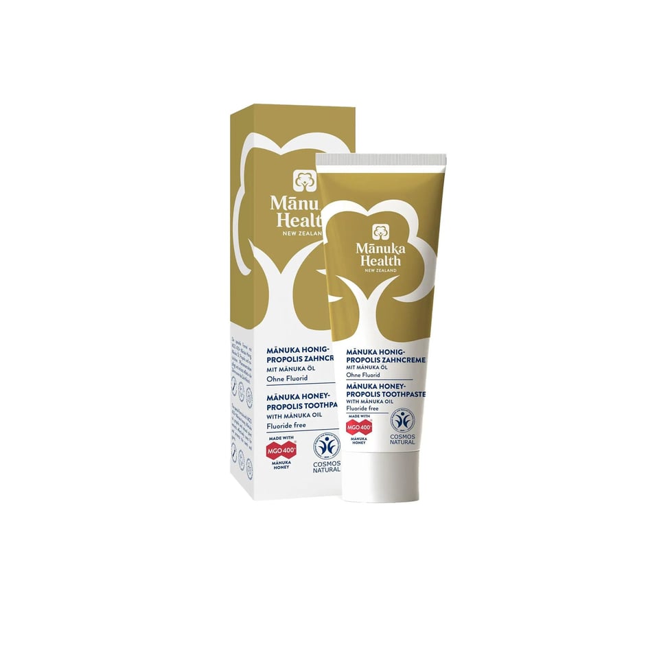 Manuka MGO 400+ tandpasta met manuka olie en propolis 75ml Europa Manuka Health - 75ml