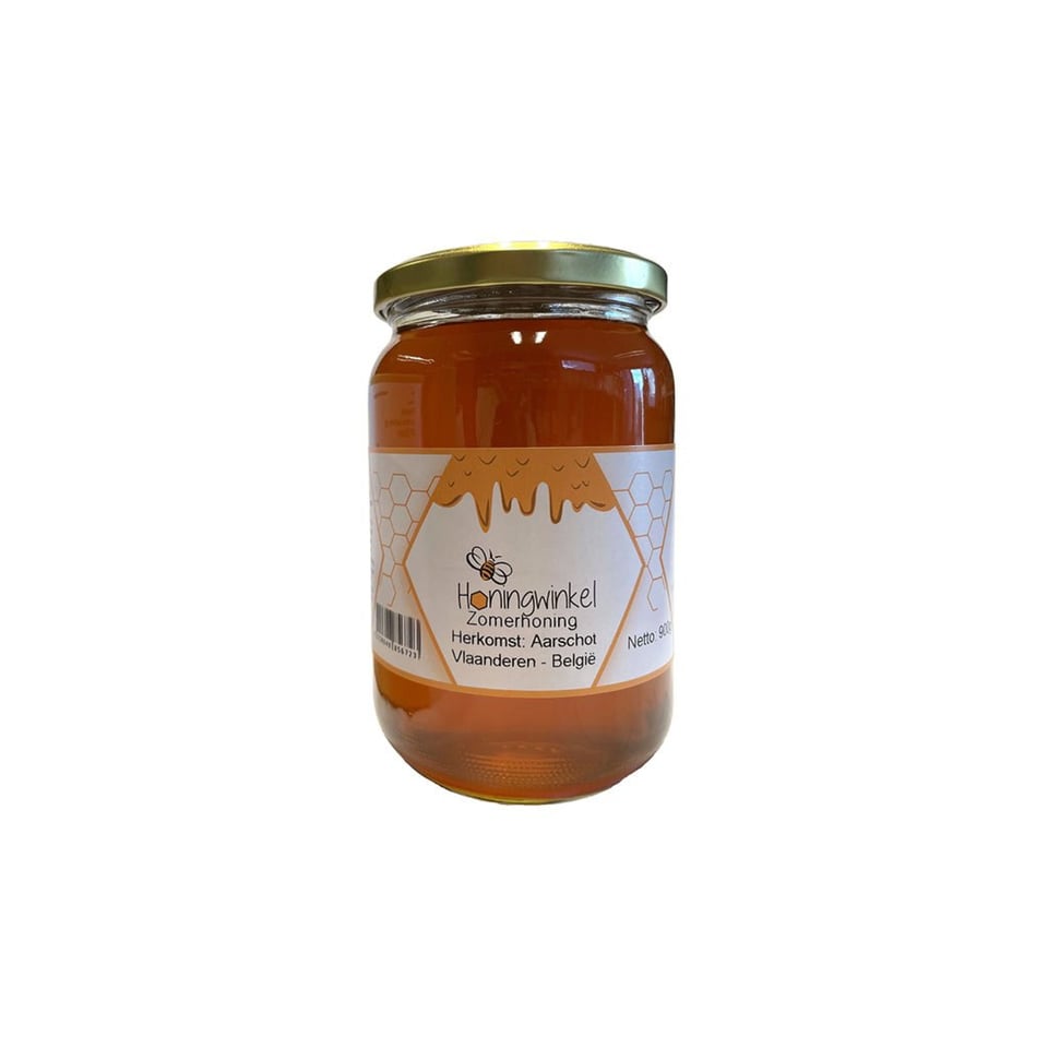 Zomerhoning 900g België Honingwinkel (vloeibaar) - 900g