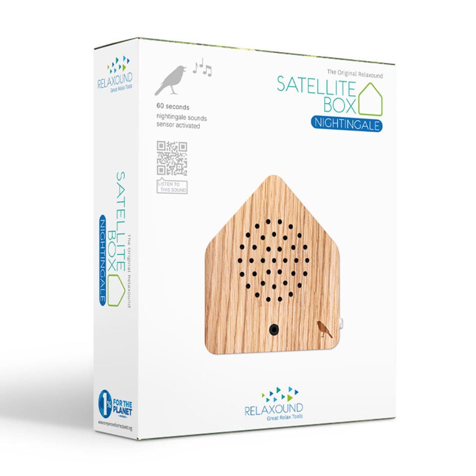 Vogelhuisje Satellite Nachtegaal Hout