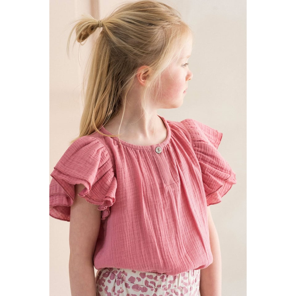 House of Jamie Butterfly Top Blush