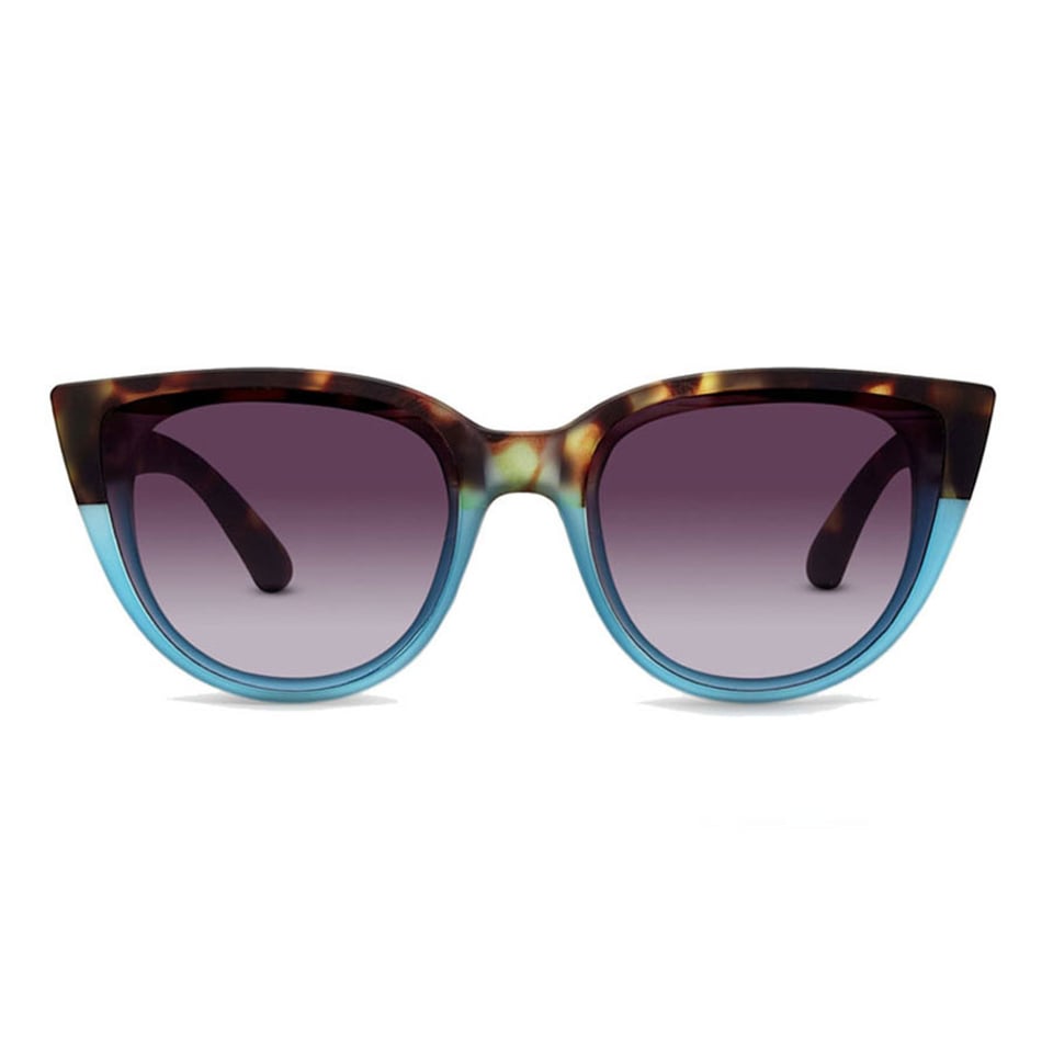 Zonnebril SILVIA Cat-Eye Havana Blue OK020-HB