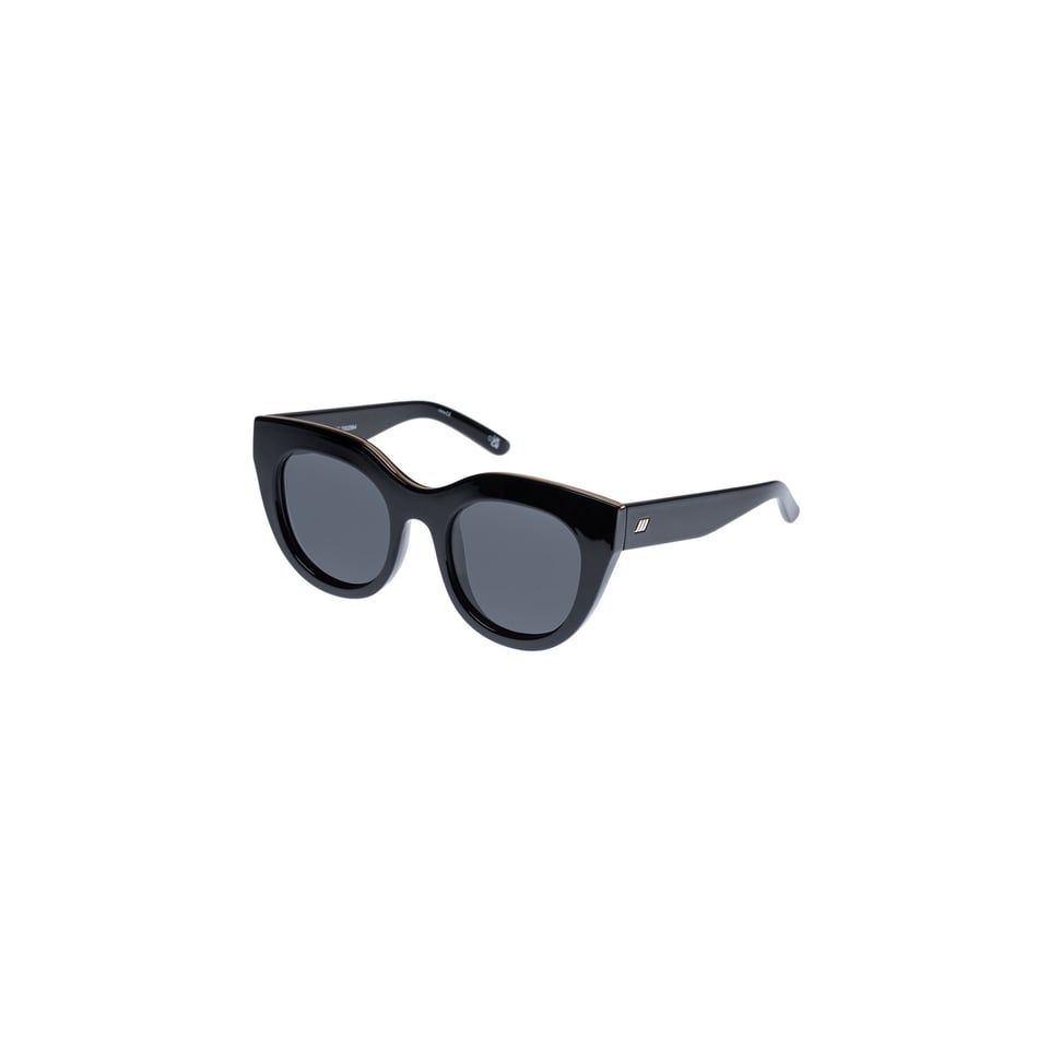 Le Specs Air Heart Sunglasses - Black Polarized