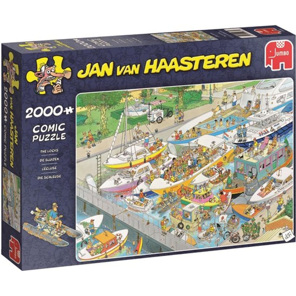 Puzzel Jan Van Haasteren Sluizen 2000 Stukjes