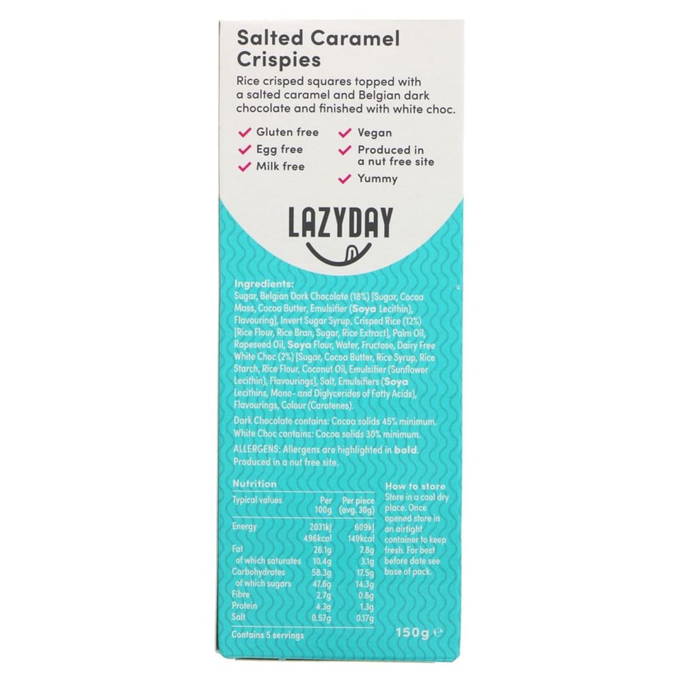 Lazy Day Salted Caramel Crispies 150g