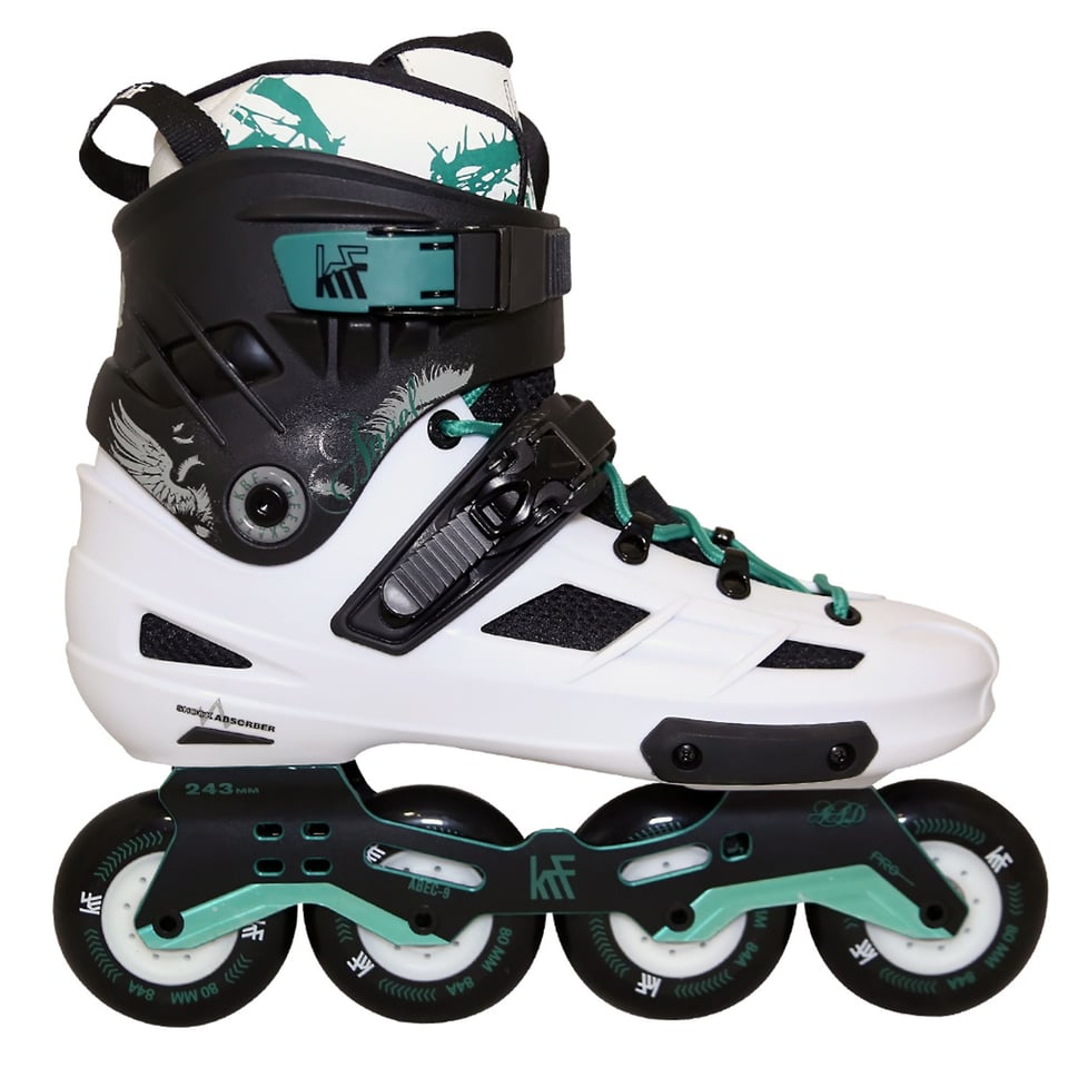 The New Urban Concept KRF Krf Freeskate Angel 4x80 Wit/Groen