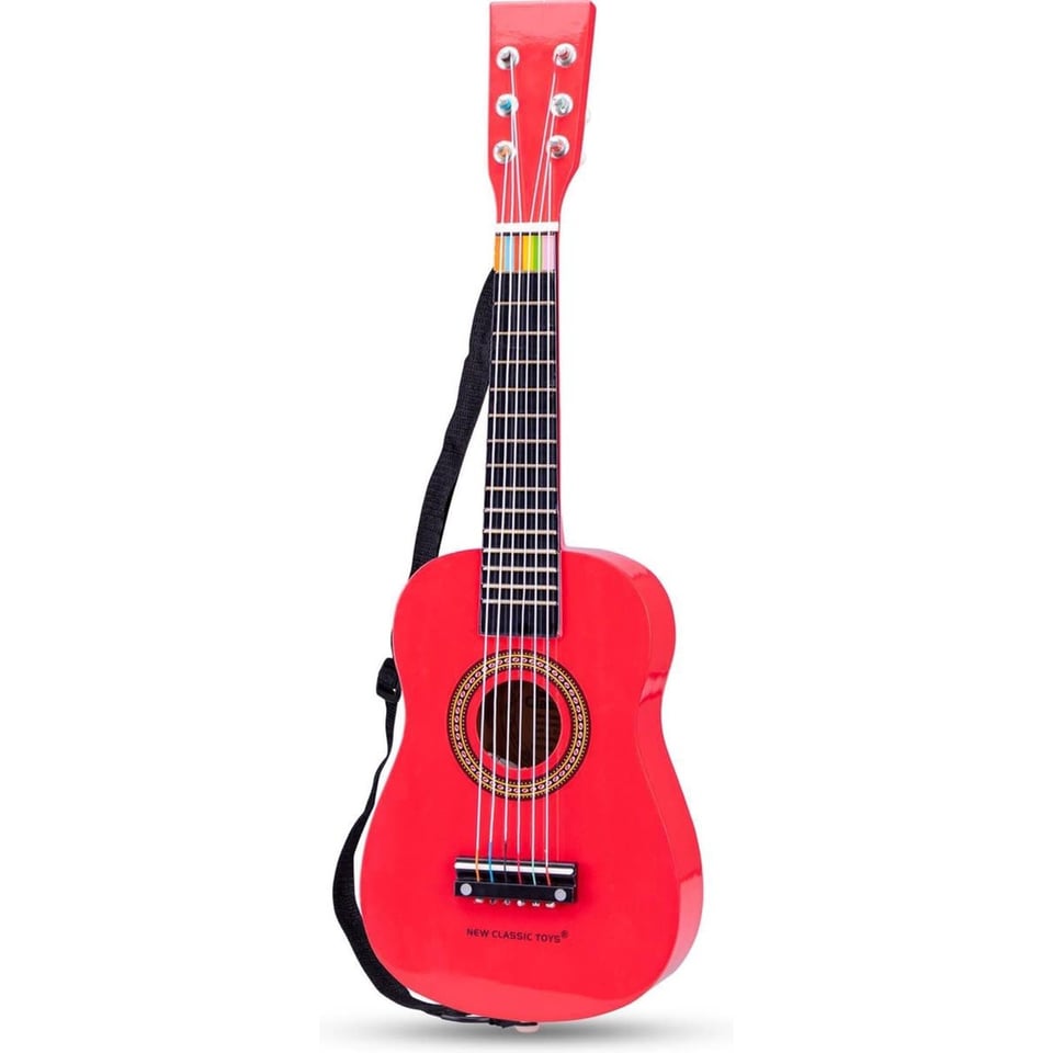 New Classic Toys Gitaar 59 Cm Rood 3+