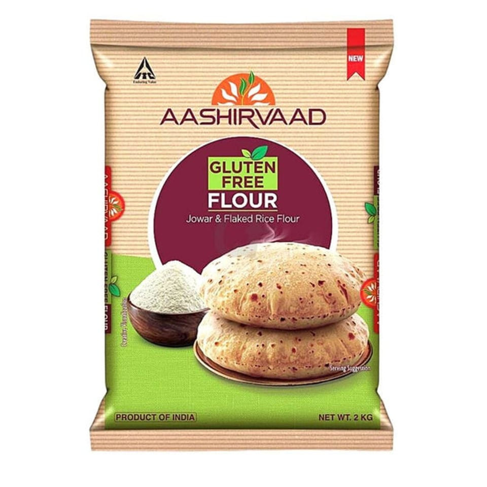 Aashirvaad Gluten Free Flour 2Kg(Jowar&Flaked Rice Flour)