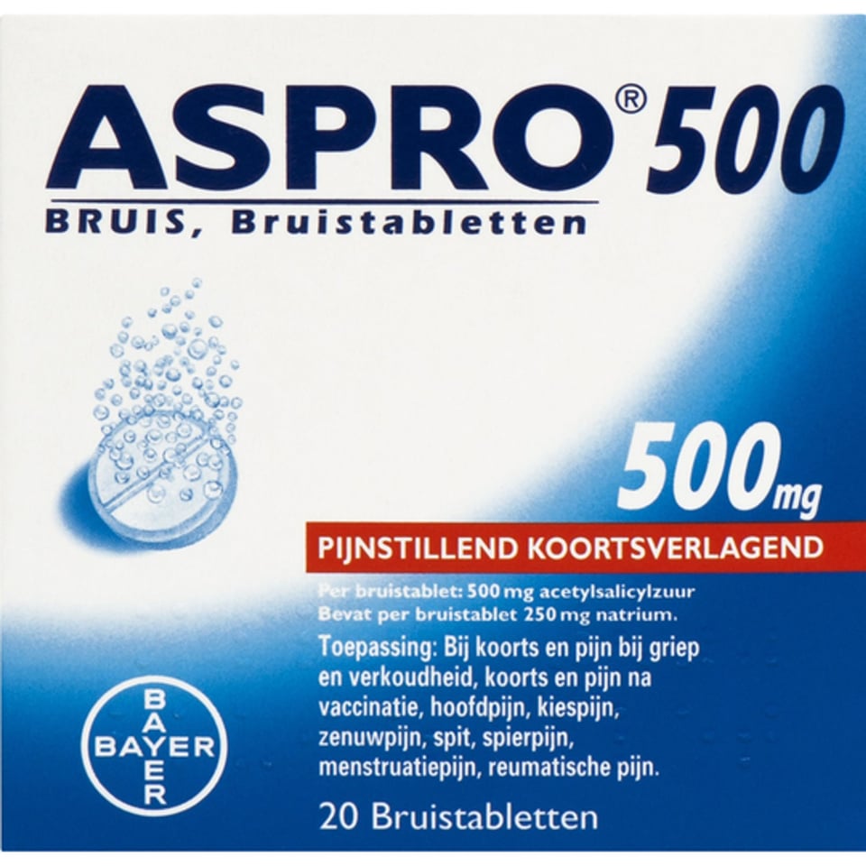 Aspro Bruistabletten 500mg 20TB