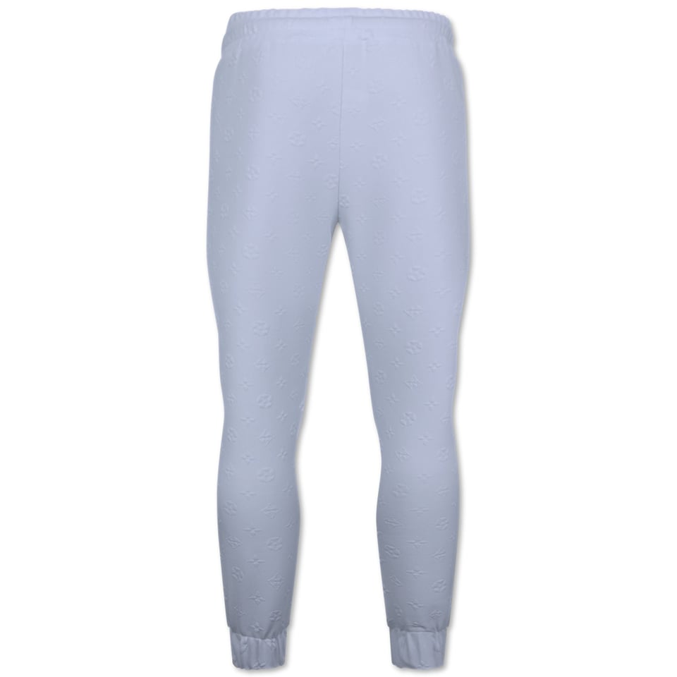 Vrijetijdspak Heren - Trainingspak Heren - Joggingpak Heren Volwassenen - 5035 - Wit