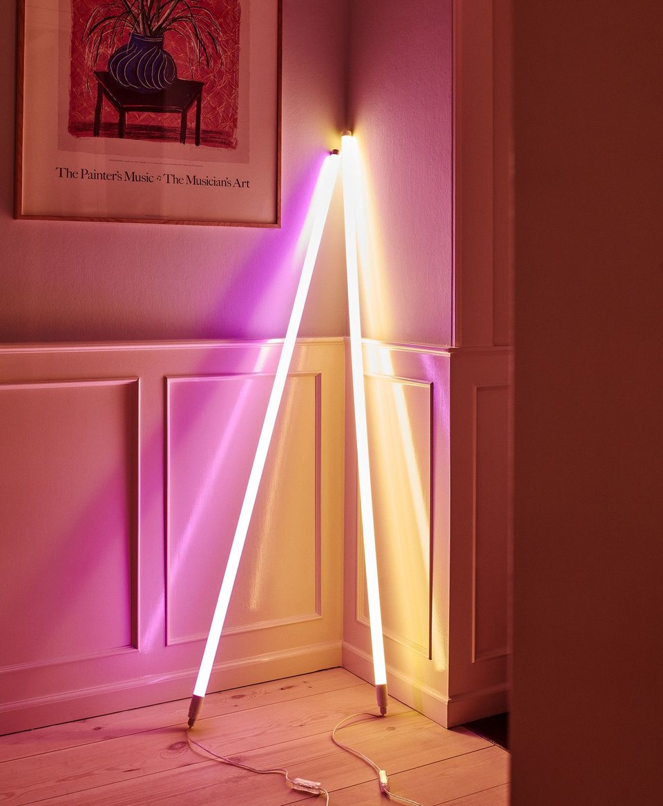 HAY Neon Tube LED lamp roze Peddler