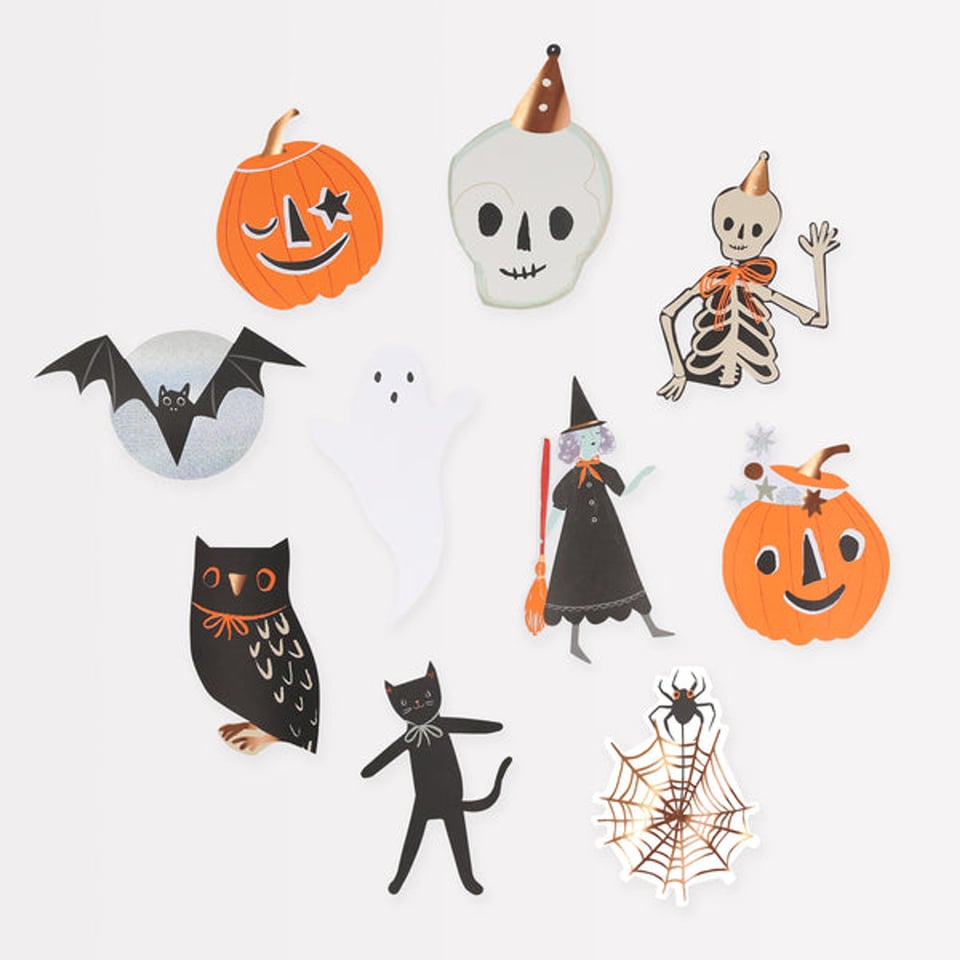 Meri Meri Its Halloween Shaped Stickers