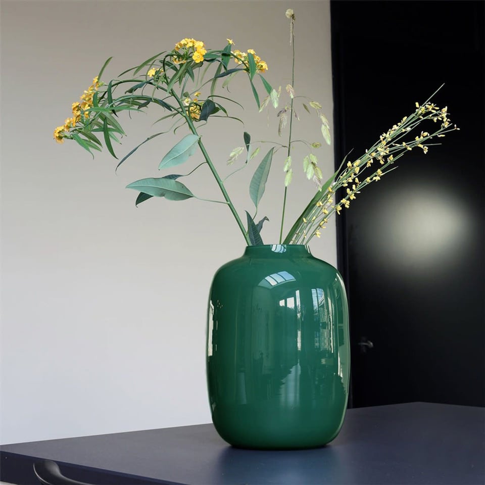 Vaas Artic Donker-Groen Glas 21x29cm