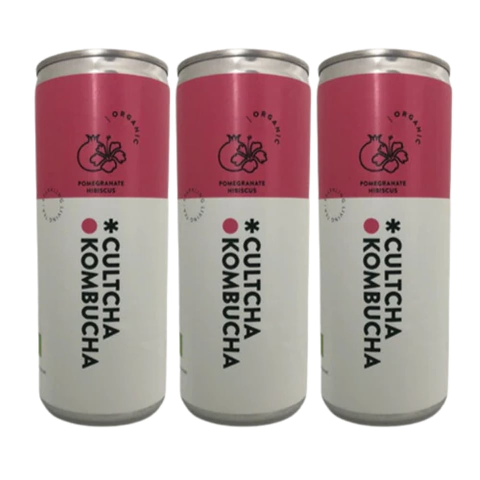 Pomegranate + Hibiscus Kombucha Cultcha 250ml