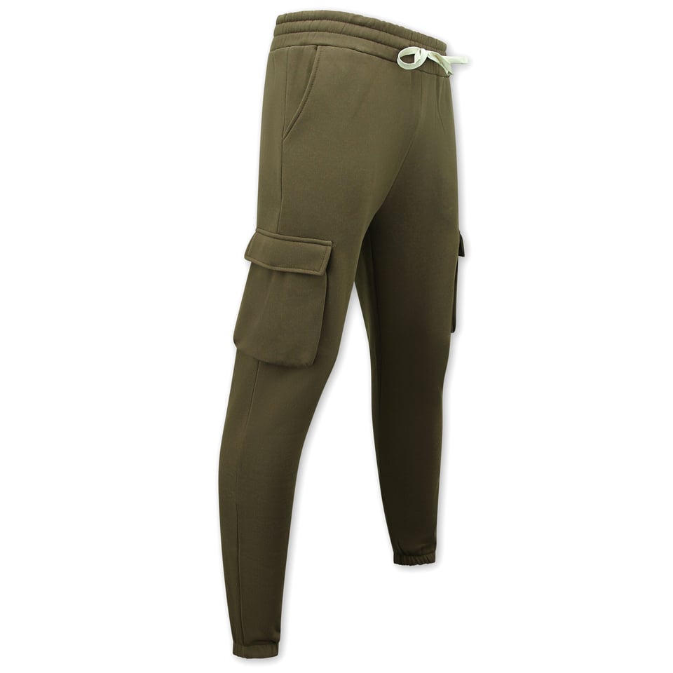 Heren Trainingspakken Volwassenen - Oversized Joggingpak - Dik Geweven - Bruin