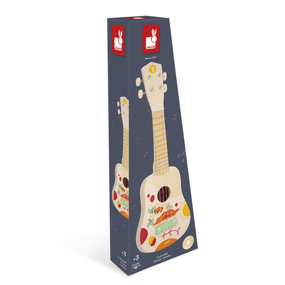 Janod Muziekinstrument Sunshine Ukulele 53,5 Cm 3+