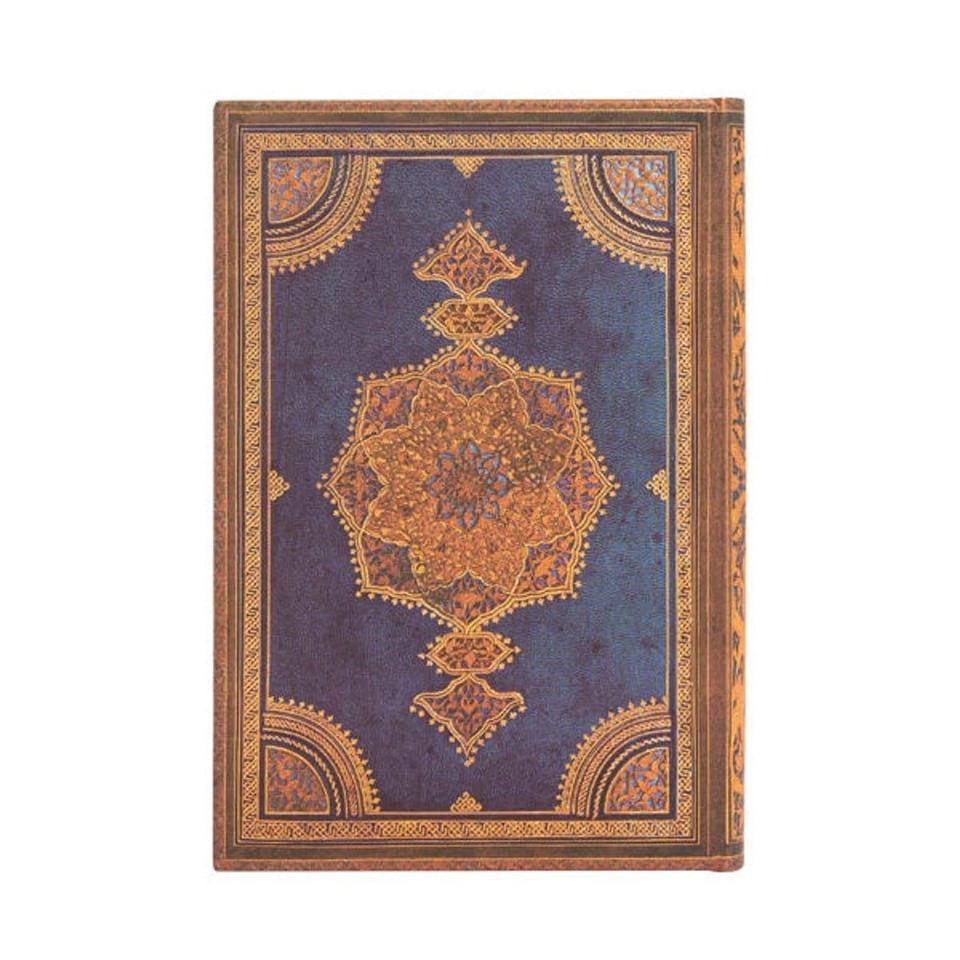 Paperblanks 18 month diary hardcover Safavid indigo mini 2023-2024