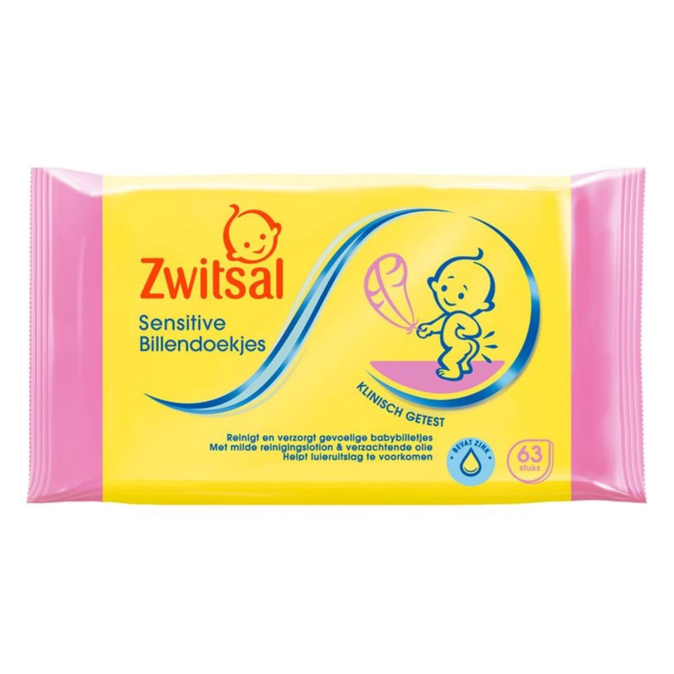 Zwitsal Billendoekjes Sensitive 63