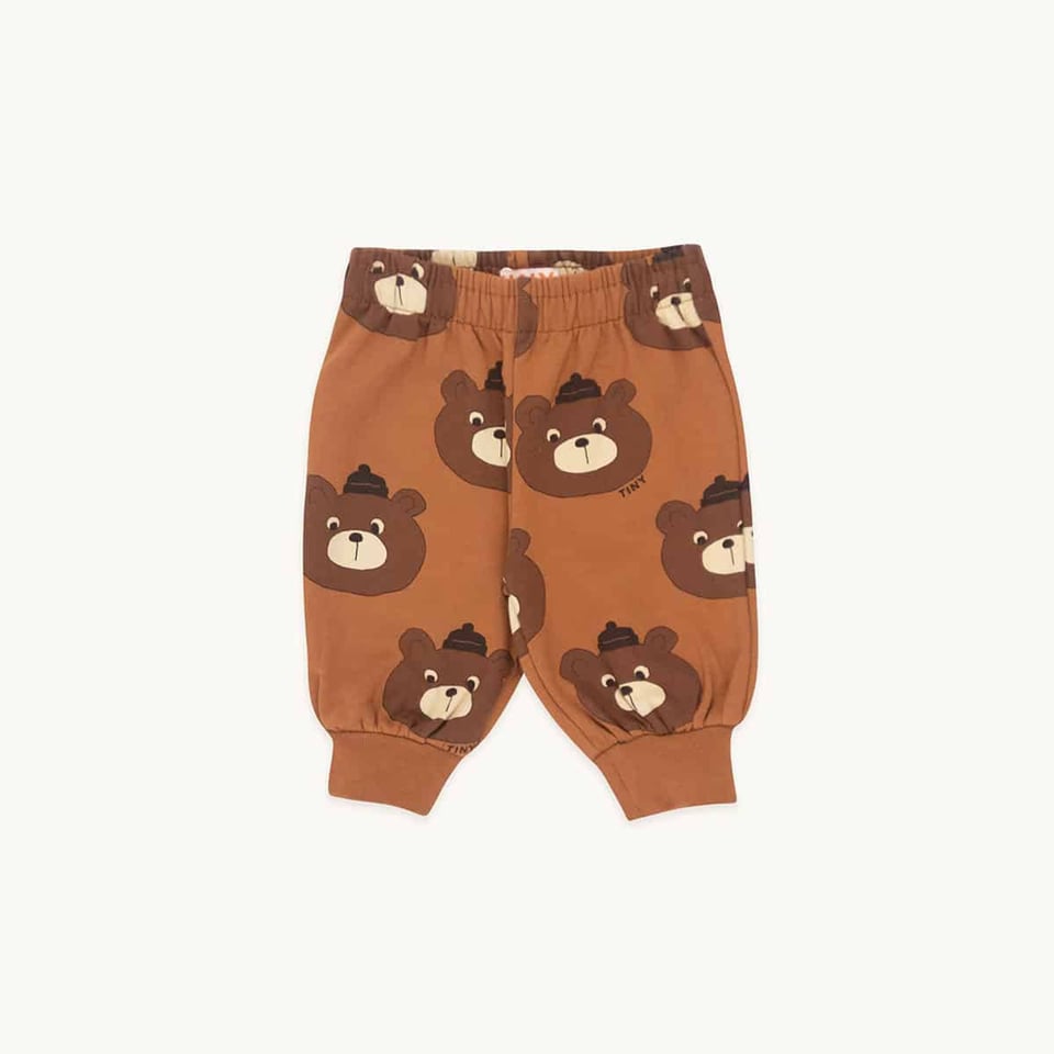 Tiny Cottons Bears Baby Sweatpant Brown