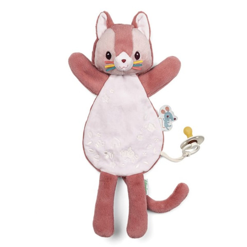 Lilliputiens Glow-in-the-Dark Knuffeldoekje Kat Jeanne