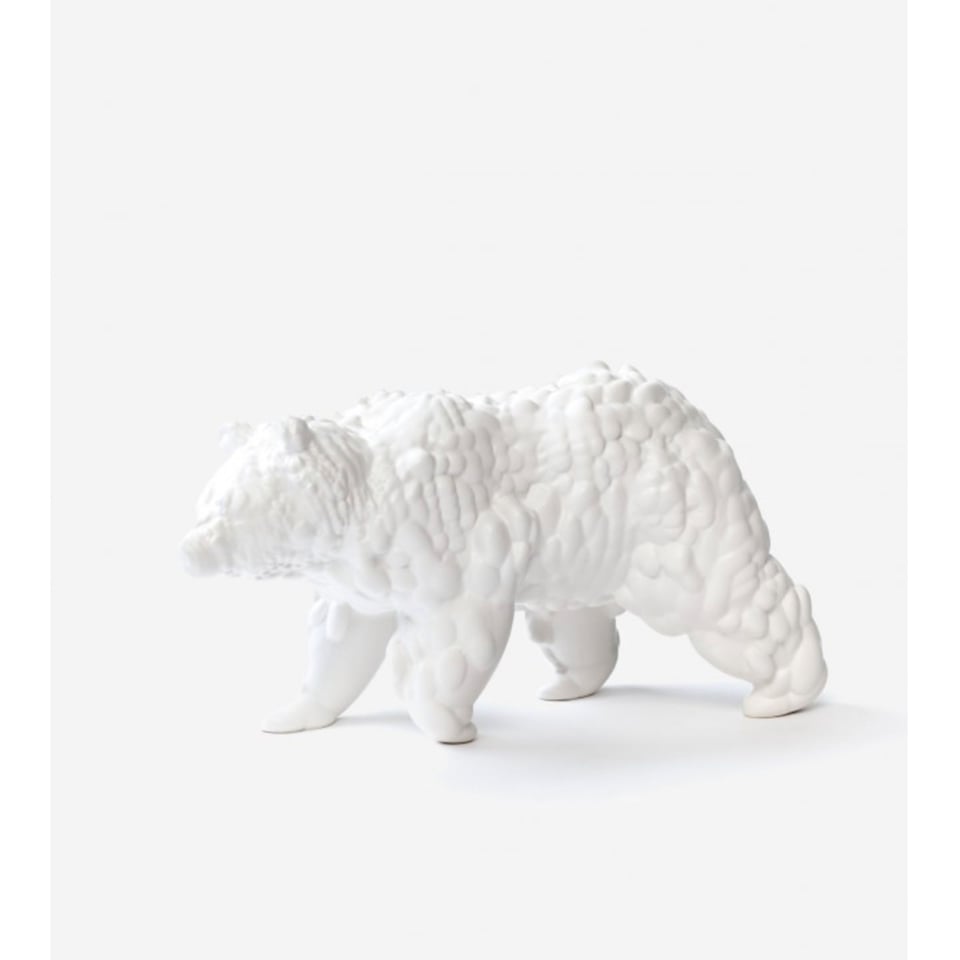 Beeld Beer Orso Groot Wit