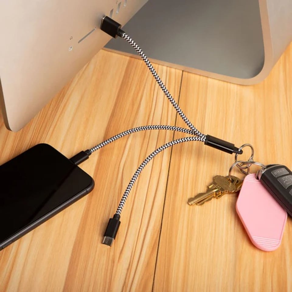 KIKKERLAND 3-in-1 Oplaadsleutelhanger