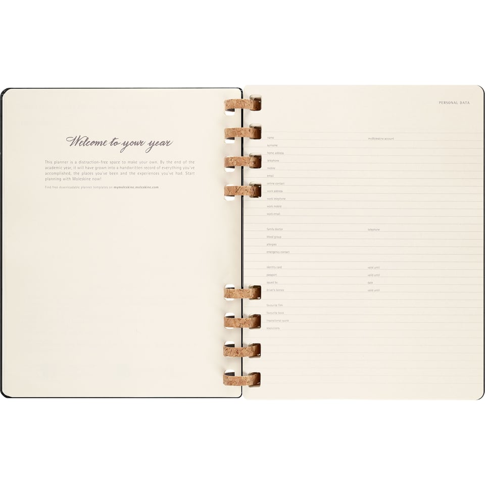 Moleskine 12M Academic Spiral Planner x-large 2023-2024