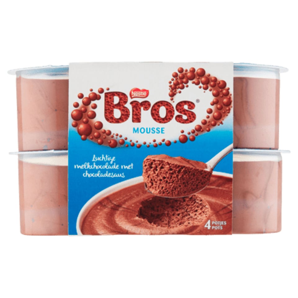 Nestlé Bros Melkchocolade Mousse 4st