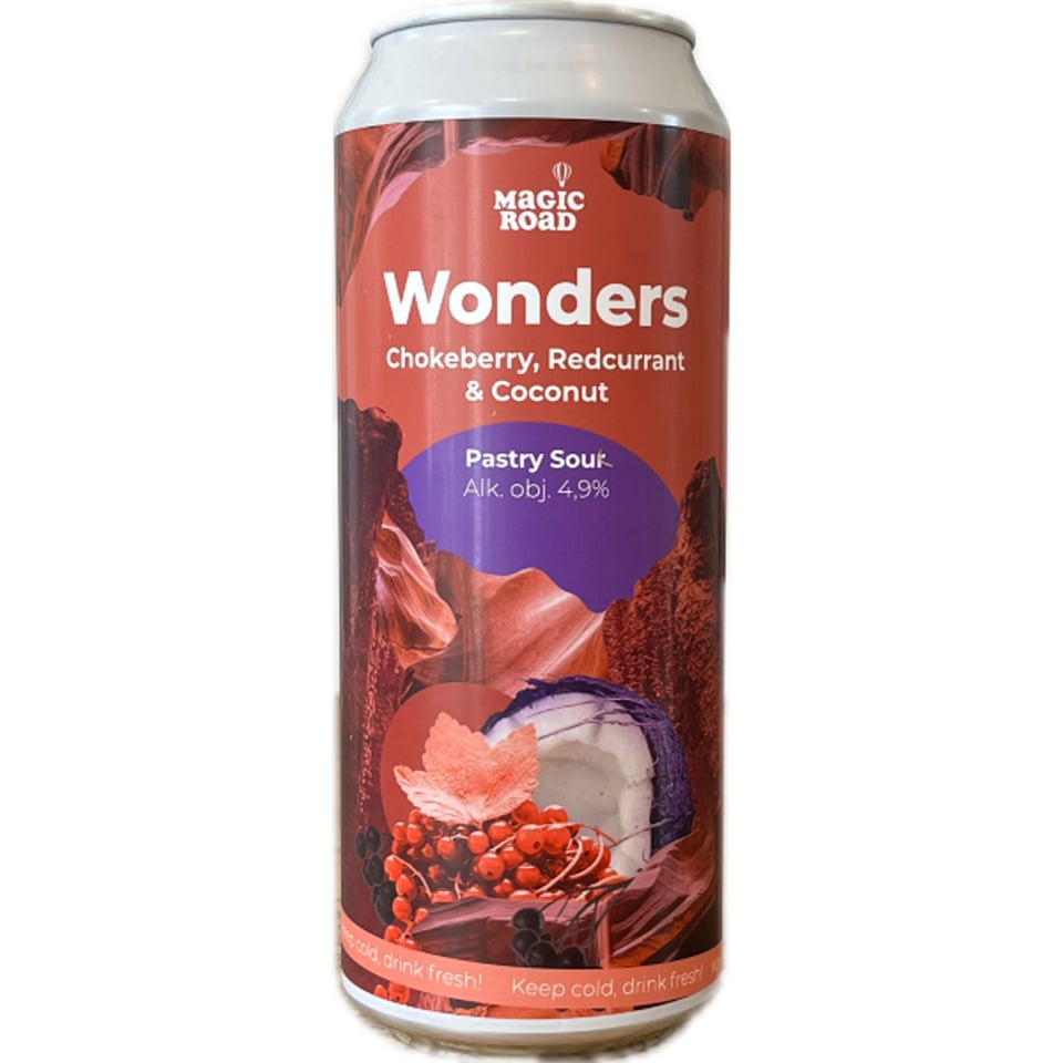 Magic Road Wonders: Chokeberry Redcurrant & Coconut 500ml