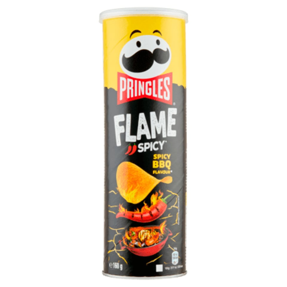 Pringles Flame Spicy BBQ