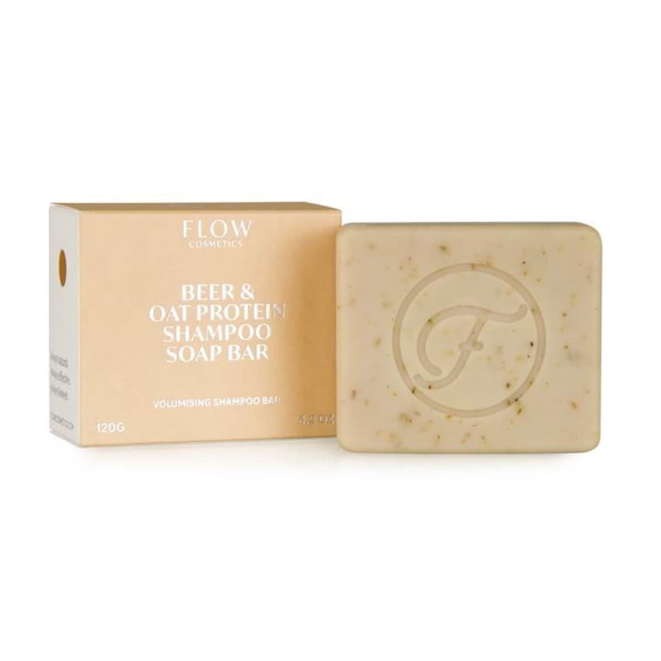 Flow Cosmetics Beer & Oat Protein - Shampoo Bar Voor Fijn en Dun Haar