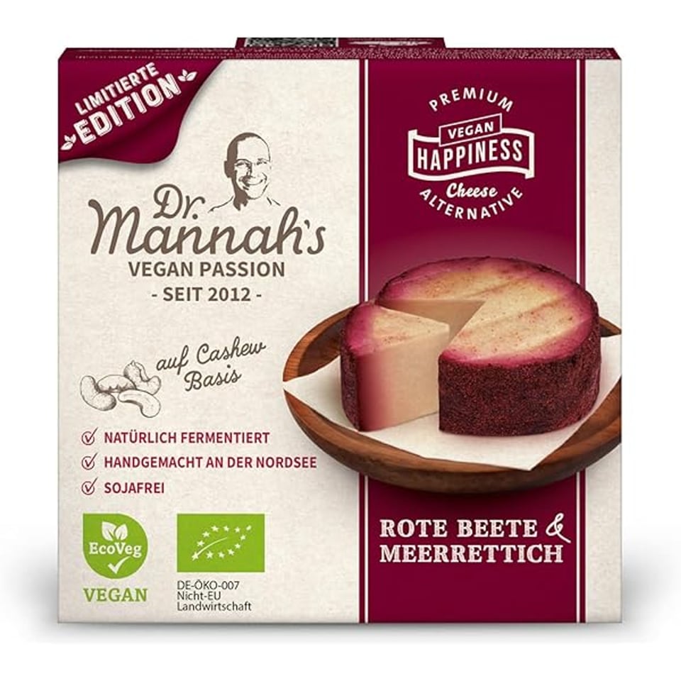 Dr. Mannah's Rode Biet & Mierikswortel 100g *THT 04.06.2024*