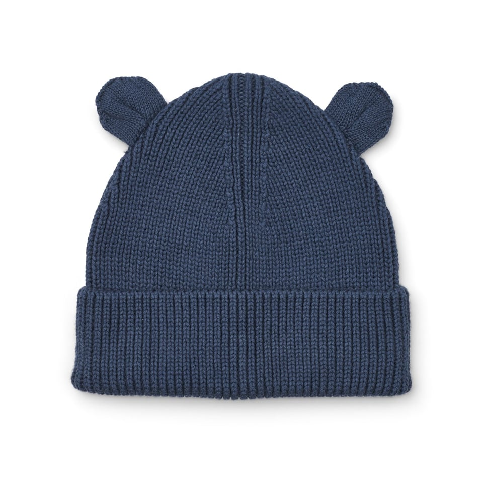 Liewood Gina Beanie With Ears Indigo Blue