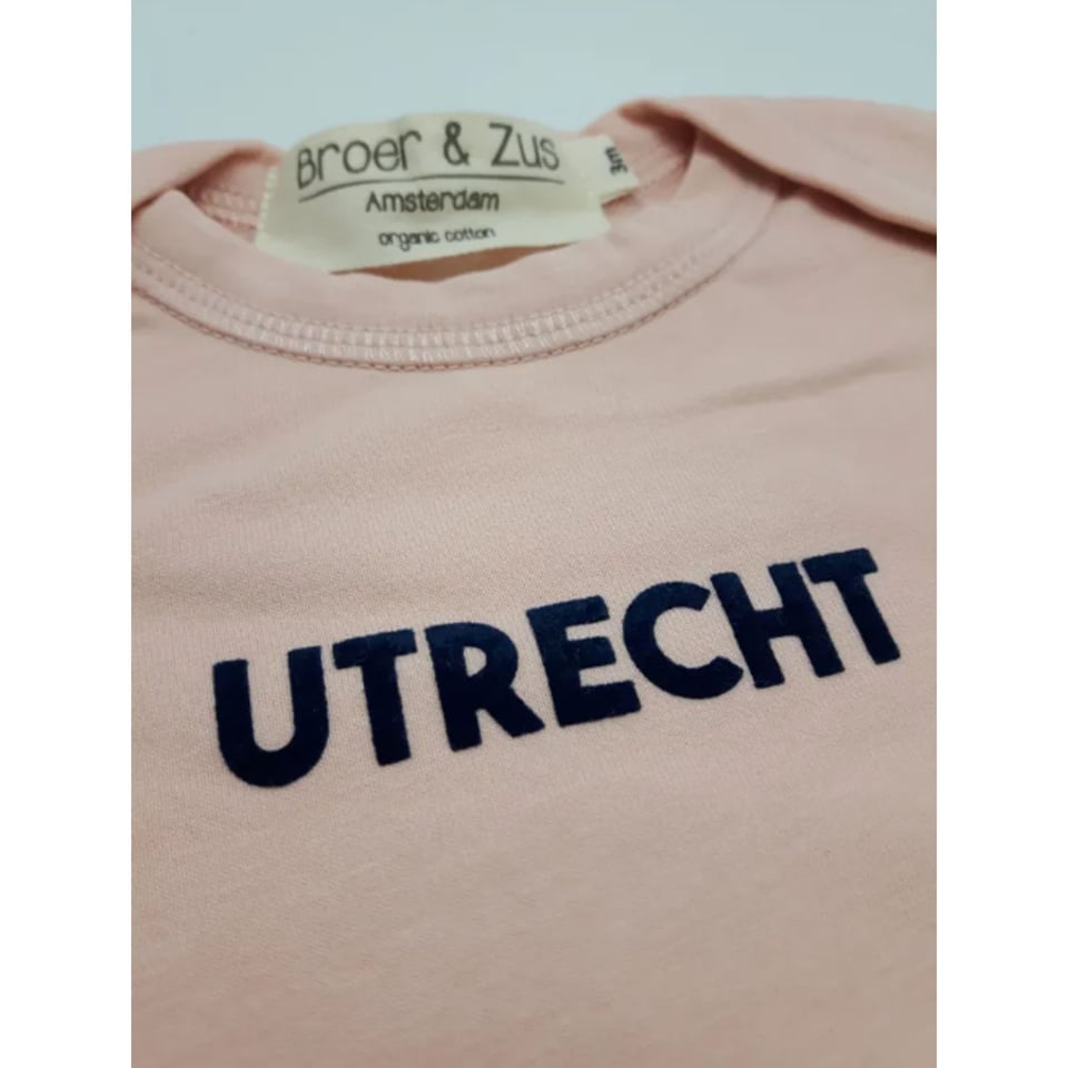 Broer & Zus - Romper Utrecht Blauw/Roze