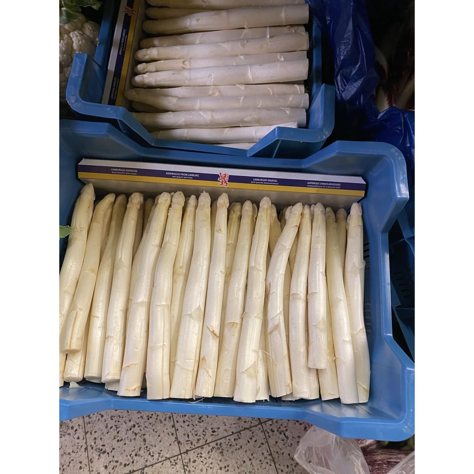 Witte Asperges Limburgse Aa 200 Gr