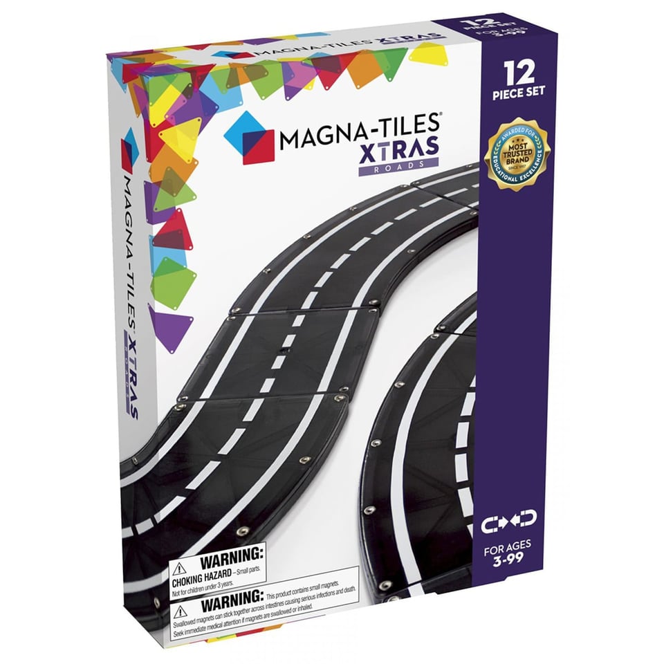 Magna-Tiles XTRAS Roads