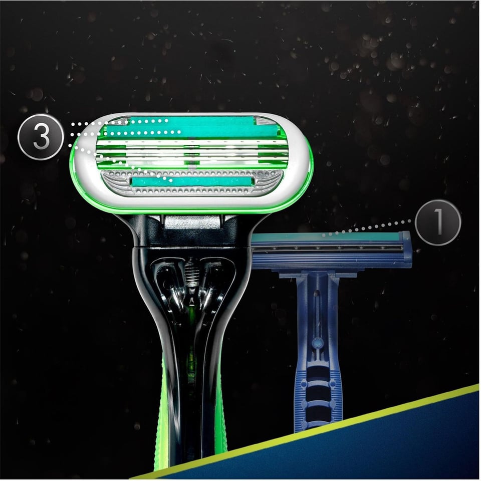 Gillette Body Shave Voor Mannen - 3 Wegwerpmesjes - Scheermesjes