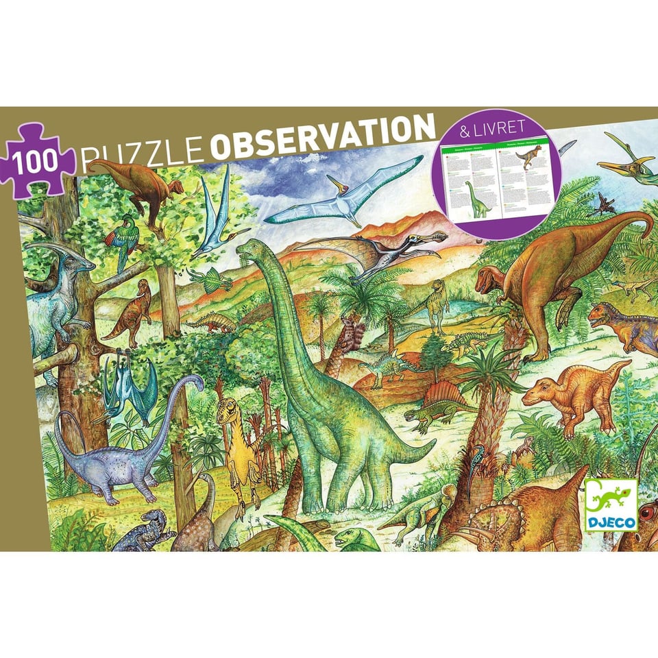 Djeco Observation Puzzel Dinosaurus