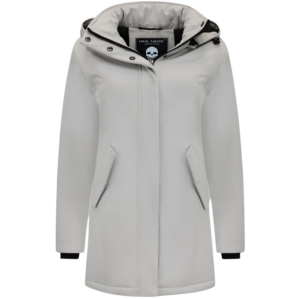 Dames Winterjas Parka - Slim Fit - Beige