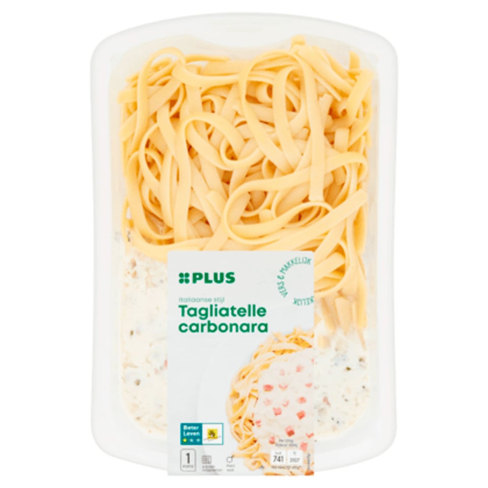 PLUS Tagliatelle Carbonara