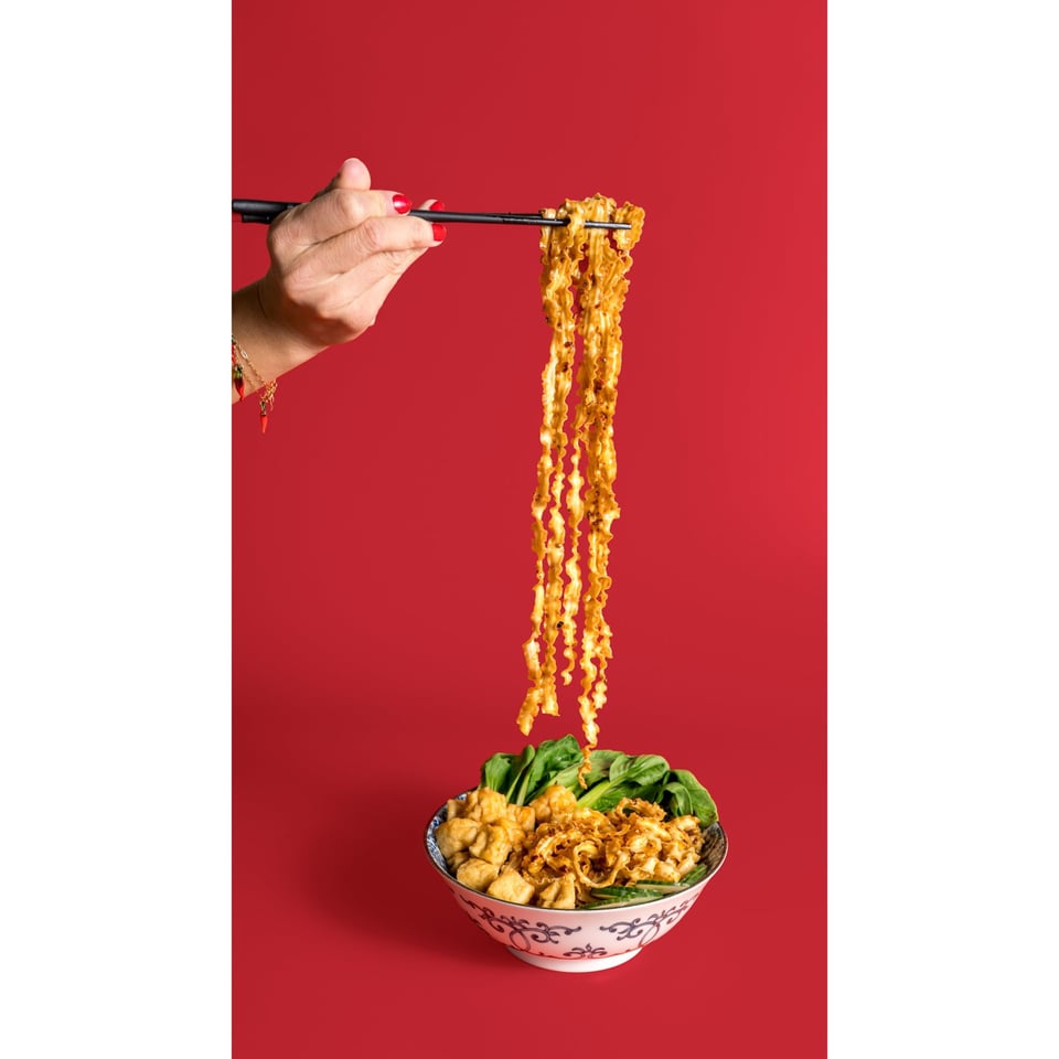 Bundle 4 x Sun-dried Knife Cut Noodles - Vegan XO