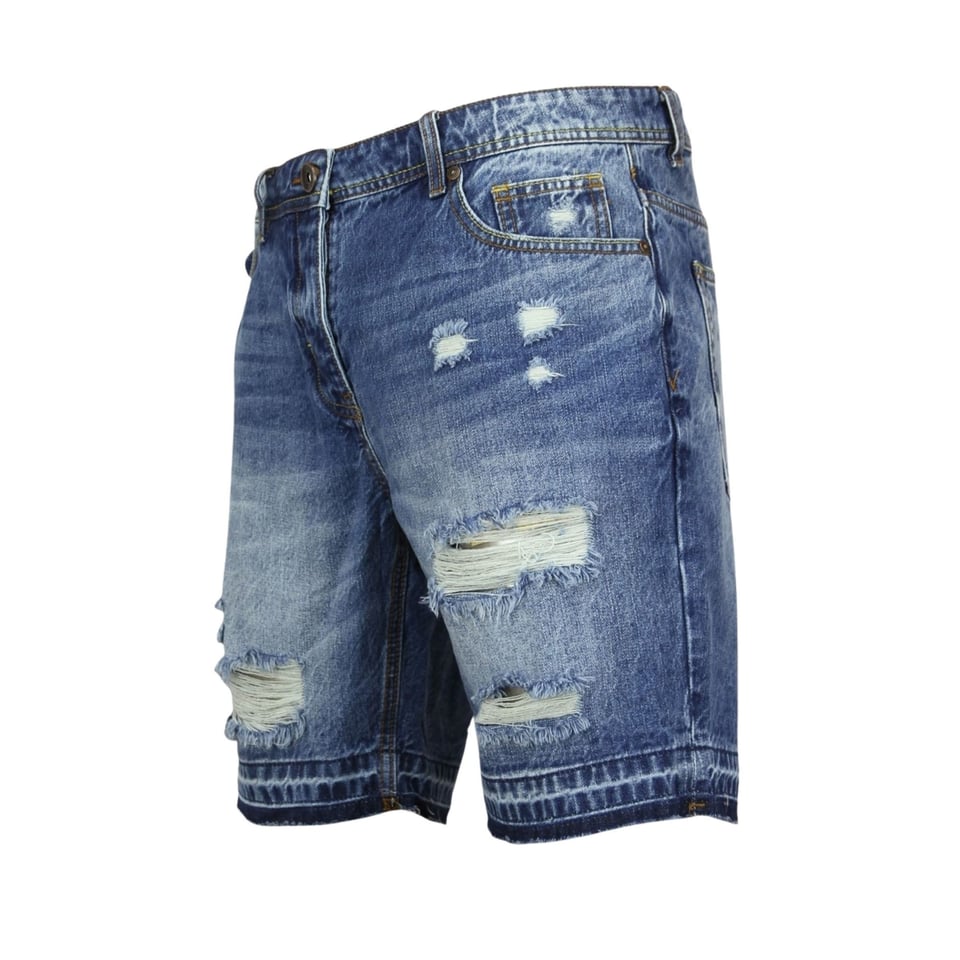 Korte Spijkerbroek Mannen - Shorts Heren Sale - J965 - Blauw