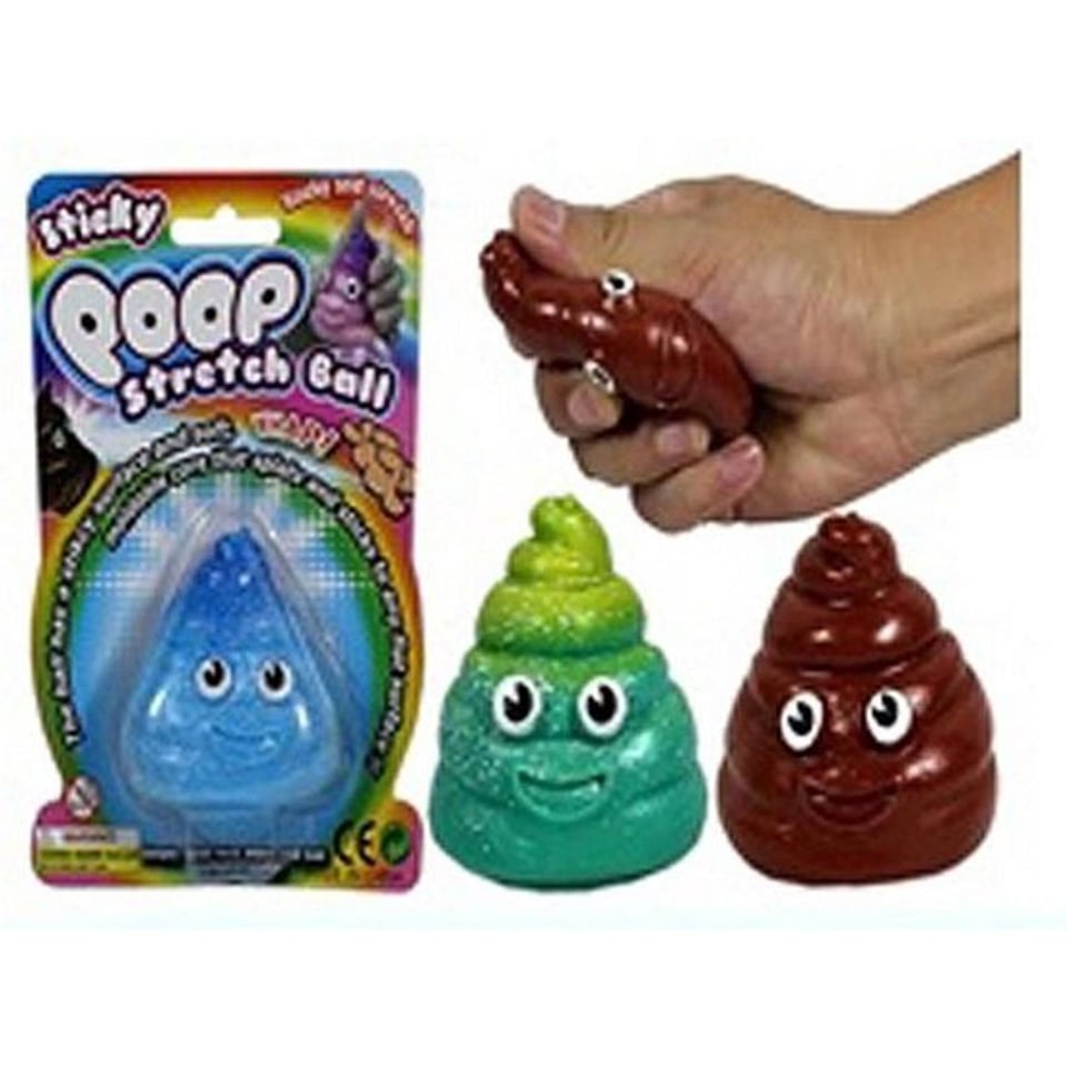 Squishy Plak Poep 4 Assorti Fidget