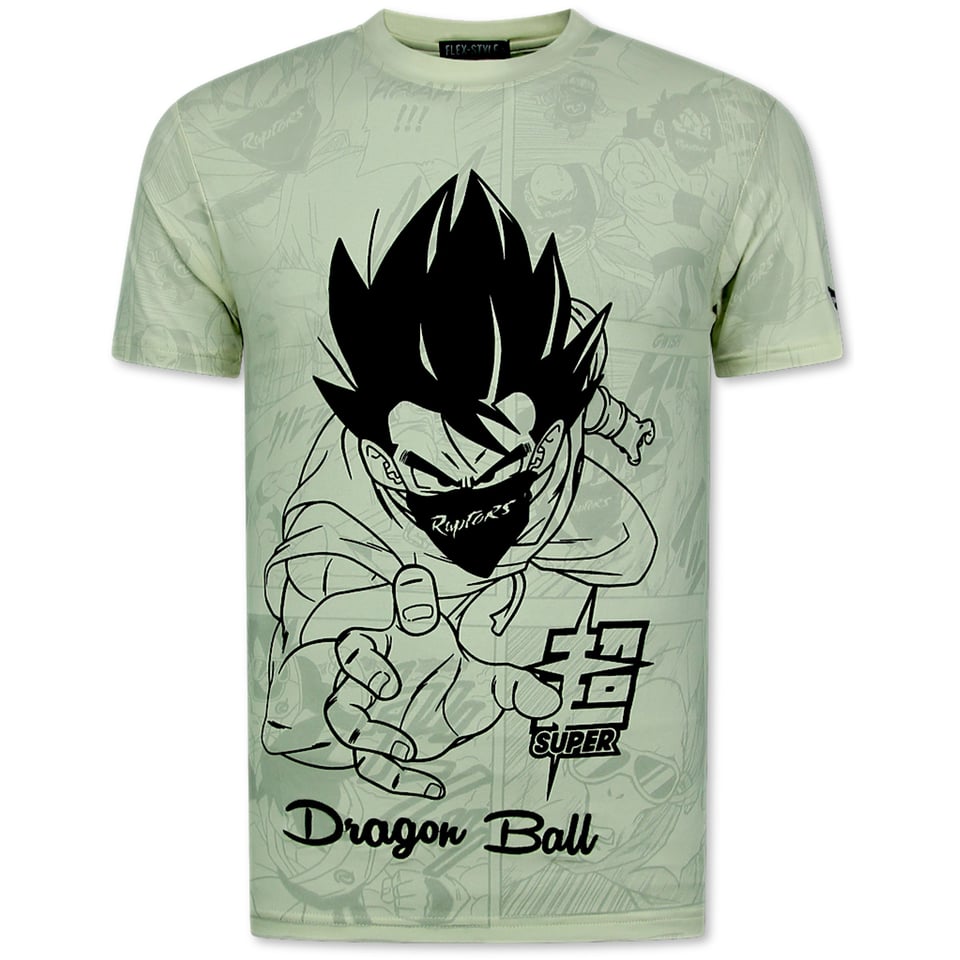 Twinset Dragon Ball - Zomerset Heren - Co Ord Set Dragon Ball - Combisets - 1688 - Beige