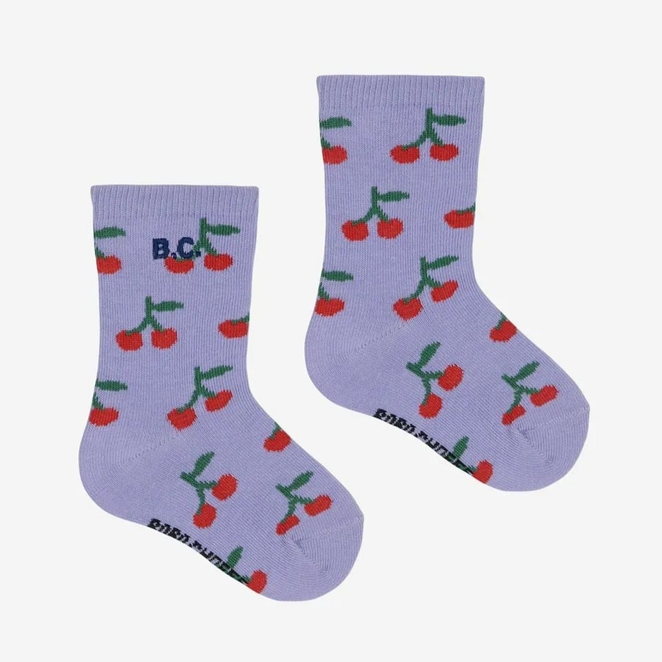 Bobo Choses Baby Cherry All Over Short Socks