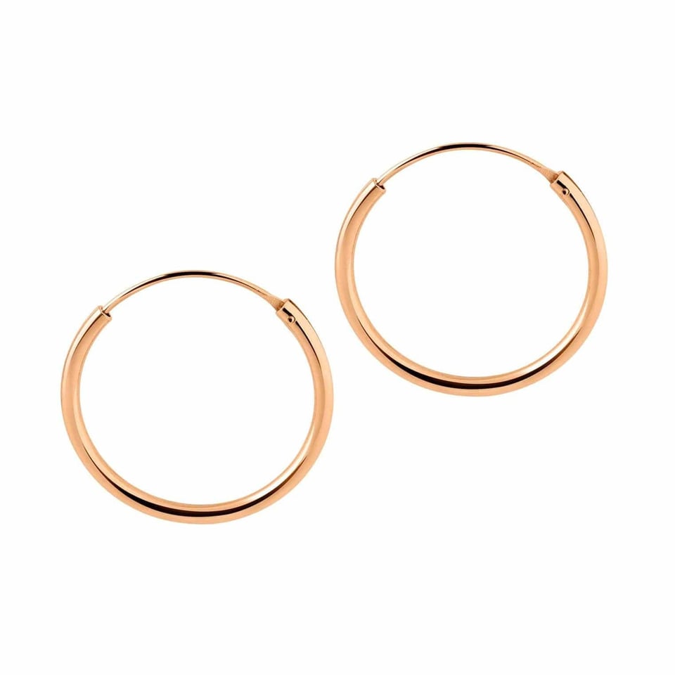 Silver Hoop Earrings 20 MM 1,5MM