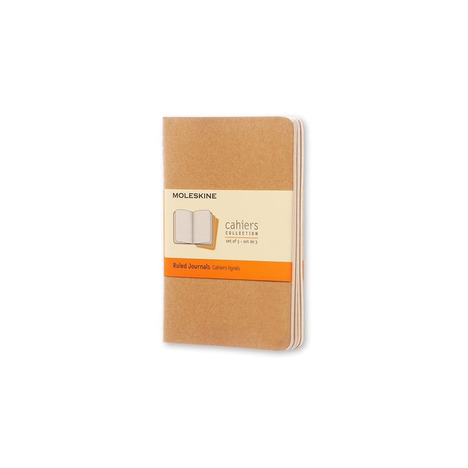 Moleskine notebook cahier pocket lined