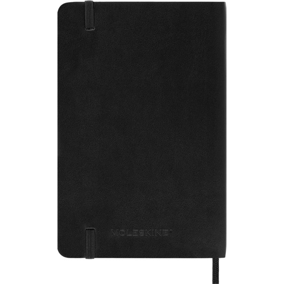Moleskine 2026 Diary Black Hardcover Pocket Week on 2 Pages - black