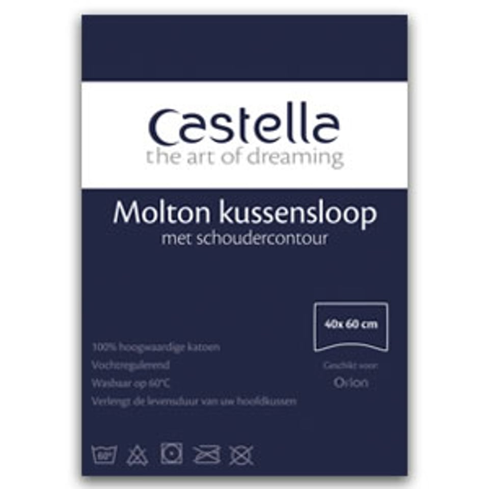 Castella Orion Latex Kussen Met Gratis Molton Sloop