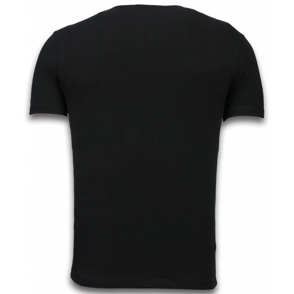 Lollipop - Digital Rhinestone T-Shirt - Zwart