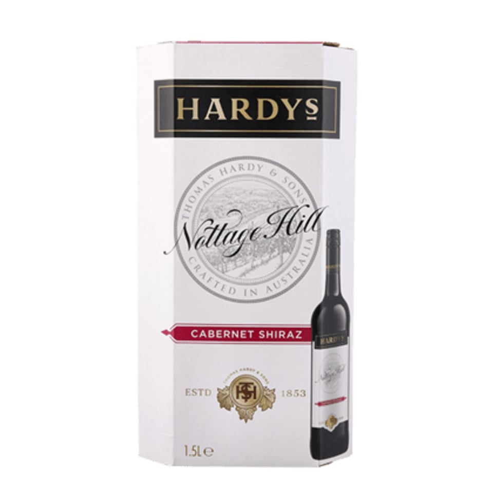 Hardys Nottage Hill Cabernet Shiraz Wijntap